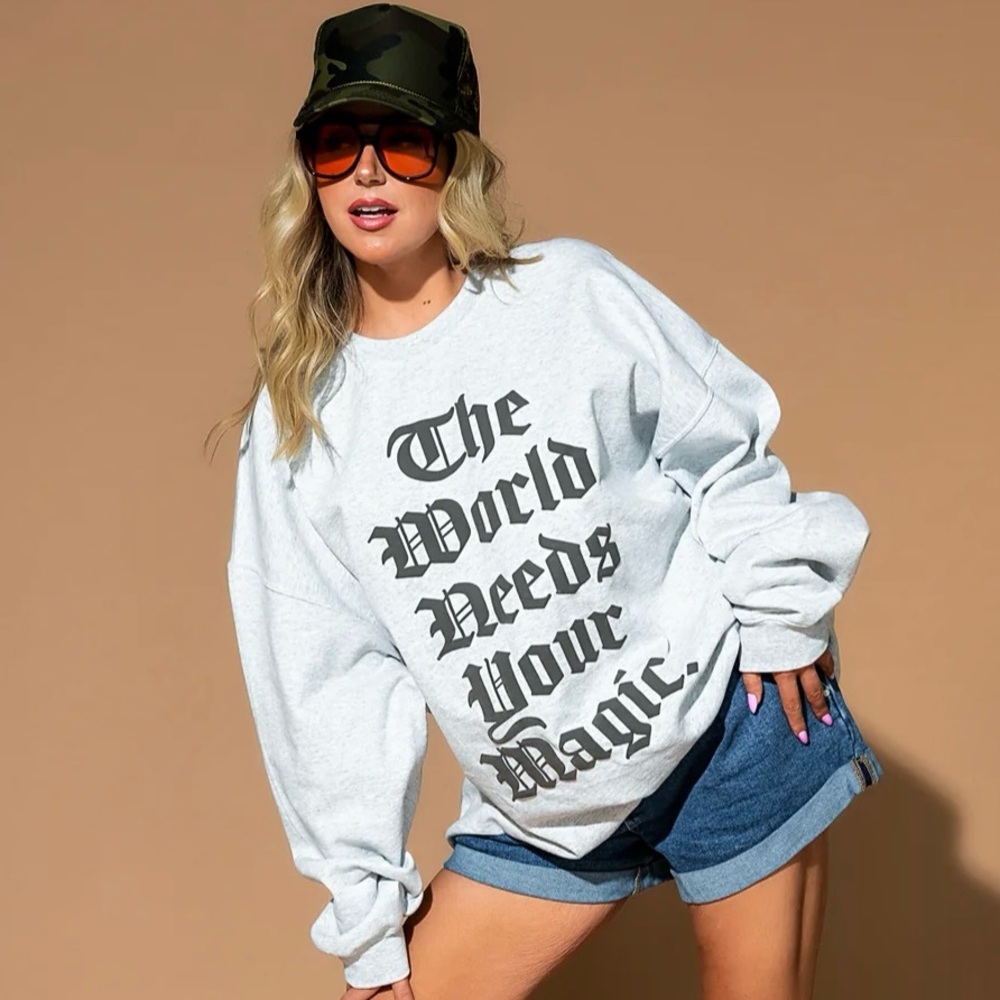 DRESSED IN LALA Oversized Sweatshirt